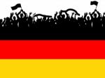 Germany Flag Represents Empty Space And Country Stock Photo