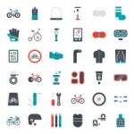 Bicycle Accessories Stock Photo