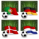Group B Of 2012 Europe Soccer Stock Photo
