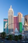 Las Vegas, Nevada/usa - August 1 ; View Of New York New York Hot Stock Photo