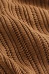 Brown Knit Fabric Stock Photo