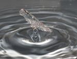 Water Collision Stock Photo