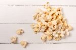A Bunch Of Sweet And Tasty Popcorn Stock Photo
