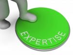 Expertise Switch Indicates Experts Ability And Skill Stock Photo