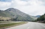 Rocky Mountains Road Stock Photo