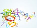 Multicolored Number Stock Photo