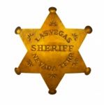 Sheriff Star Stock Photo
