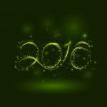 Happy New Year 2016.greeting Card Design Stock Photo