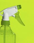 Spray Clean Bottle Stock Photo