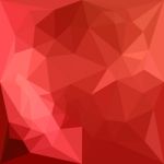 Tomato Red Abstract Low Polygon Background Stock Photo