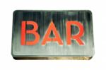 Bar Sign Stock Photo