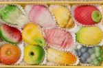 Traditional Portuguese Fruity Sweets Stock Photo