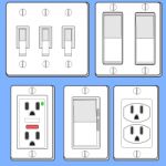 Light Switches And Plug Ins Stock Photo