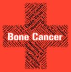 Bone Cancer Represents Poor Health And Afflictions Stock Photo