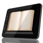 Tablet Pc And Book Stock Photo