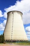 Nuclear Power Plant Stock Photo