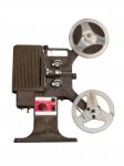 Analogue  Movie Projector With Reels Stock Photo