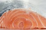 Piece Of Salmon Stock Photo