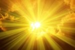 Sun Rays Background Stock Photo