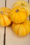 Fresh Yellow Pumpkin Stock Photo