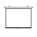 Blank Projector Screen Isolated For Presentation In Business Stock Photo