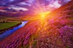 Beautiful Landscape Of Scottish Nature Stock Photo