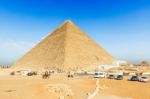 The Great Pyramid Of Khufu At Giza Stock Photo