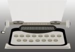 Typewriter Stock Photo