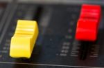 Audio Mixer Stock Photo