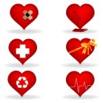 Heart Symbols Stock Photo