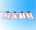 Happy New Year 2012 Stock Photo