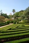 Enchanted Ajuda Garden In Lisbon, Portugal Stock Photo