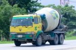Cement Truck Of Qmix Stock Photo