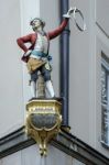 Schaffler Statue In Munich Stock Photo