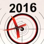 2016 Calendar Means Planning Annual Agenda Schedule Stock Photo
