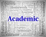 Academic Word Represents Military Academy And Academies Stock Photo