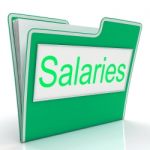 Salaries File Represents Salary Stipend And Document Stock Photo