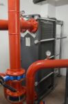 Heat Exchanger In Industrial Plant Stock Photo
