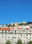 Sao Jorge Castle In Lisbon, Portugal Stock Photo