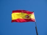 Marbella, Andalucia/spain - May 4 : Spanish Flag Flying In Marbe Stock Photo