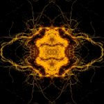 Orange Abstract Background Stock Photo