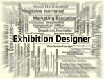Exhibition Designer Represents World Fair And Career Stock Photo