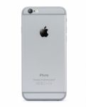 Iphone 6 Back Side Isolated On White, Iphone Developed By Apple Inc Stock Photo