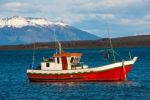 Strait Of Magellan, Puerto Natales, Patagonia, Chile Stock Photo