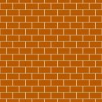 Brick Wall Seamless Pattern Stock Photo