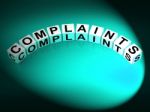 Complaints Letters Means Dissatisfied Angry And Criticism Stock Photo
