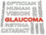 3d Image Glaucoma  Issues Concept Word Cloud Background Stock Photo