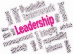 Leadership Skill Concept, 3d Imagen Stock Photo