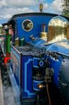 Bluebell Steam Engine At Sheffield Park Station Stock Photo