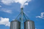 Silo In Thailand Stock Photo